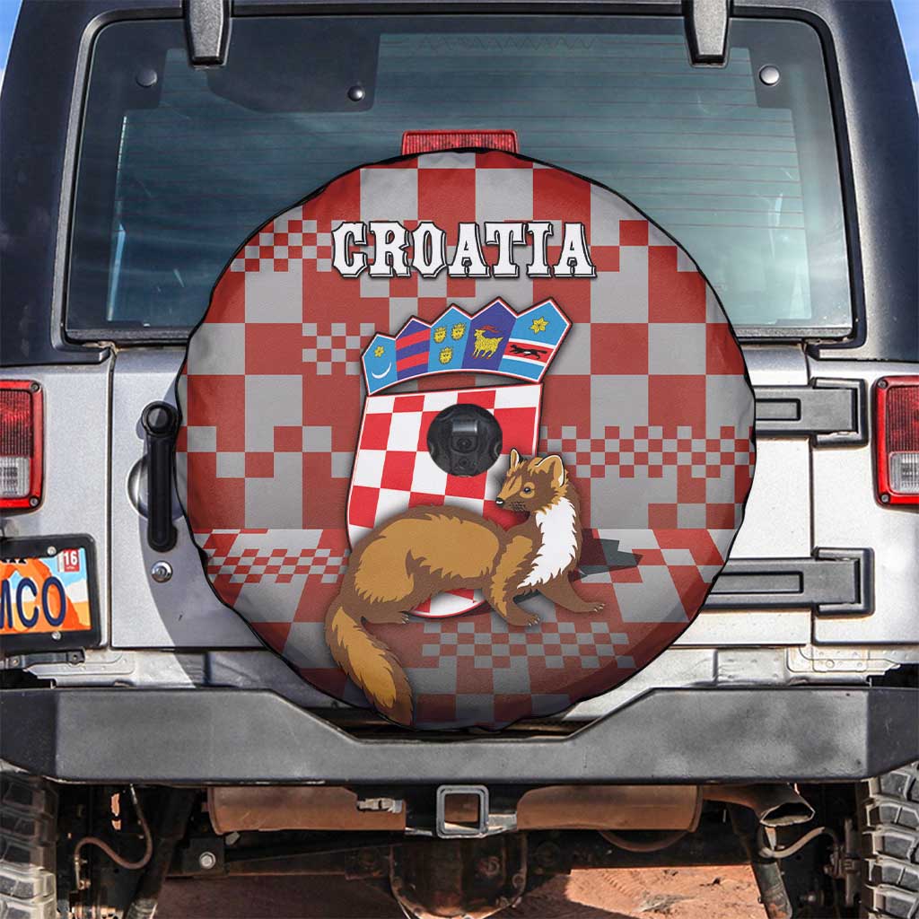 Croatia Spare Tire Cover Kuna Zlatica With Symbol DT05