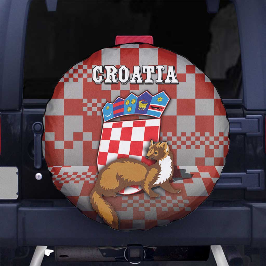 Croatia Spare Tire Cover Kuna Zlatica With Symbol DT05