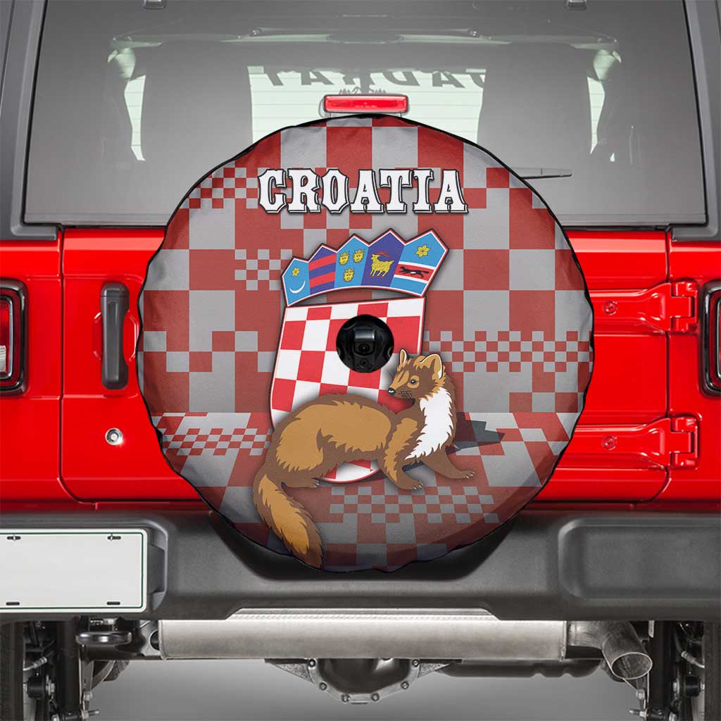 Croatia Spare Tire Cover Kuna Zlatica With Symbol DT05