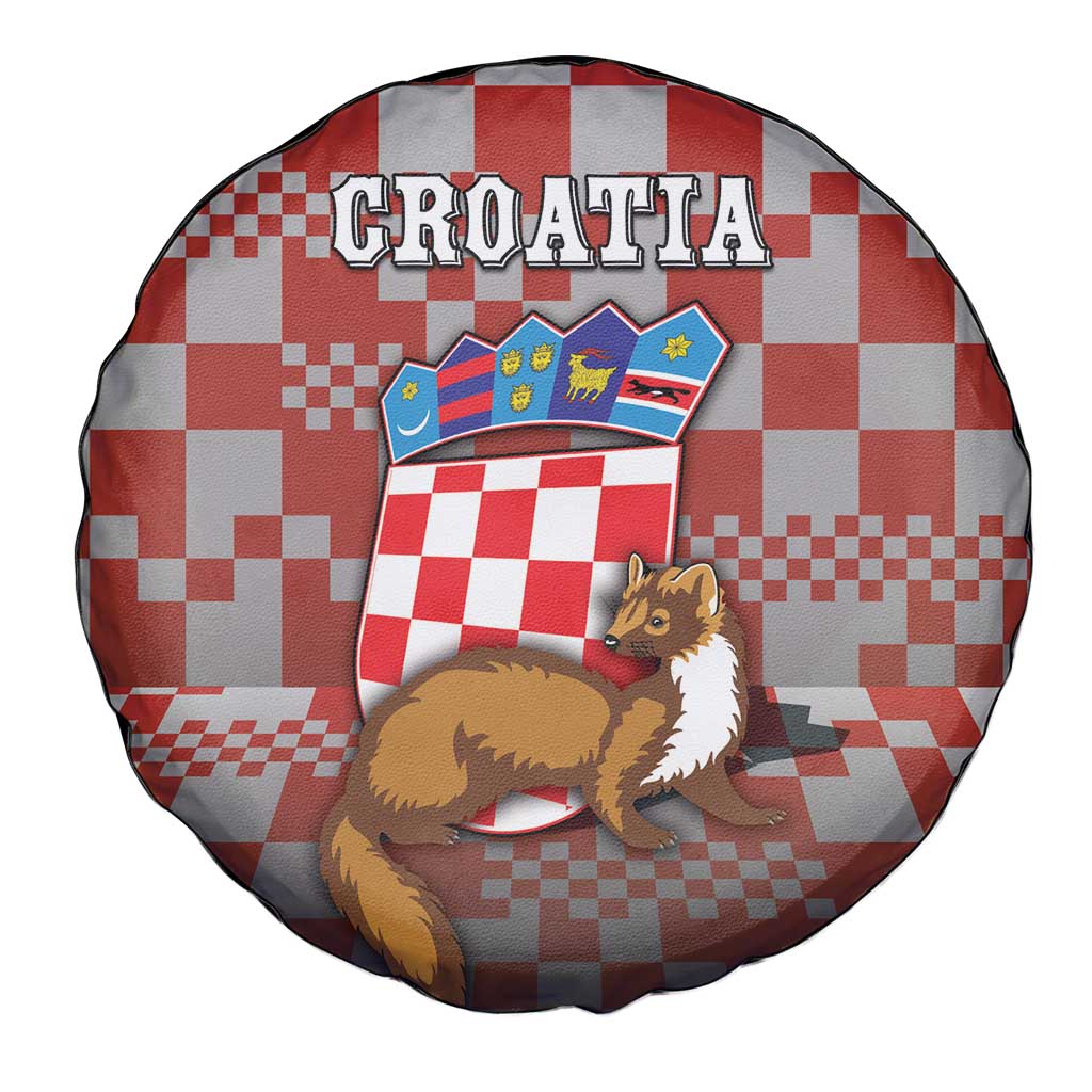Croatia Spare Tire Cover Kuna Zlatica With Symbol DT05