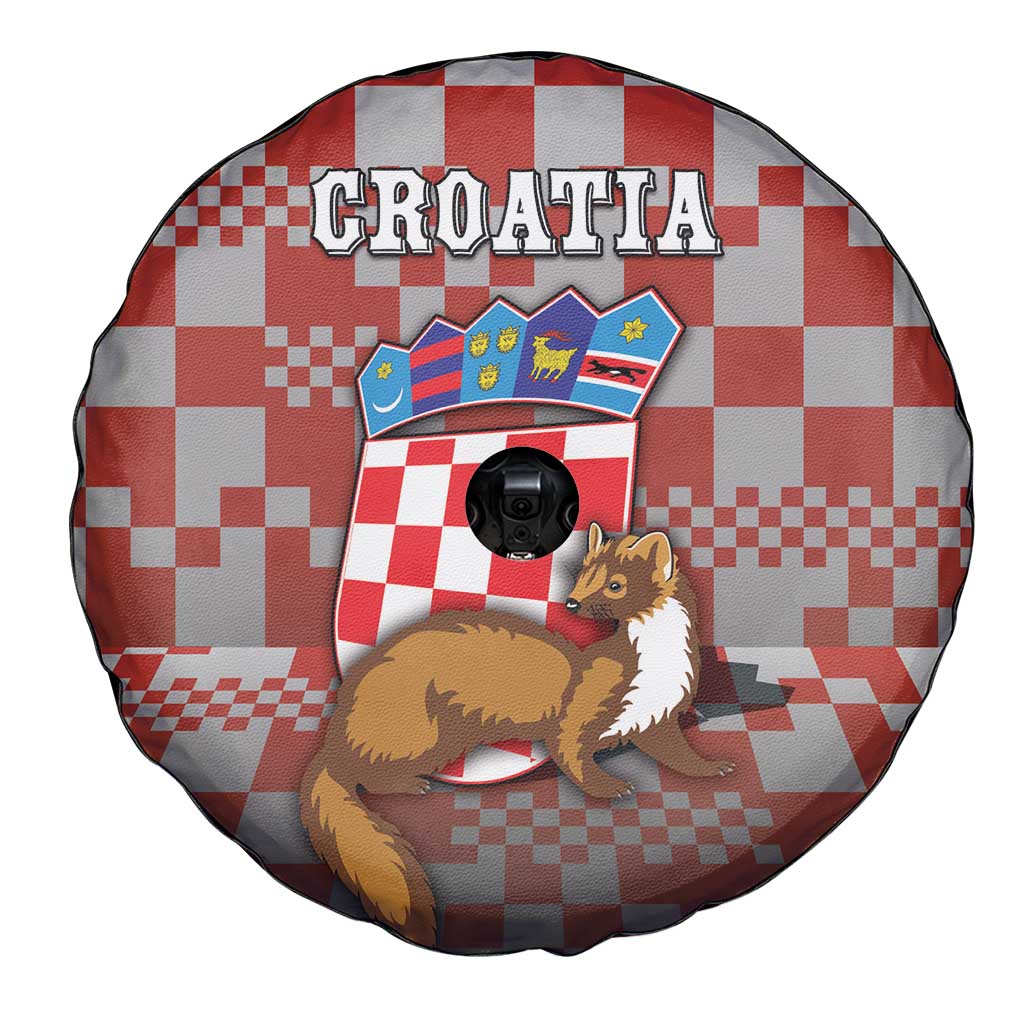 Croatia Spare Tire Cover Kuna Zlatica With Symbol DT05