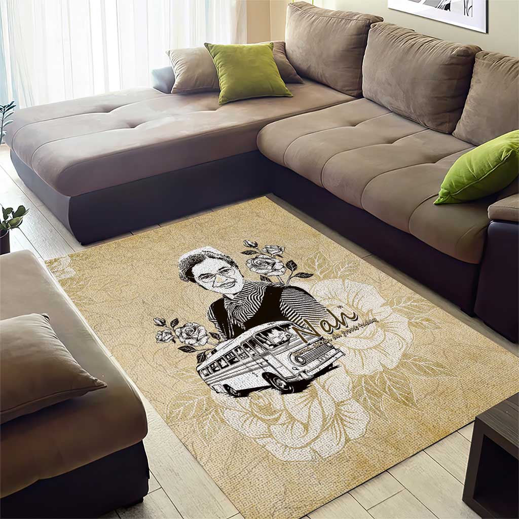 Nah Rosa Parks African Area Rug Black Women History DT05