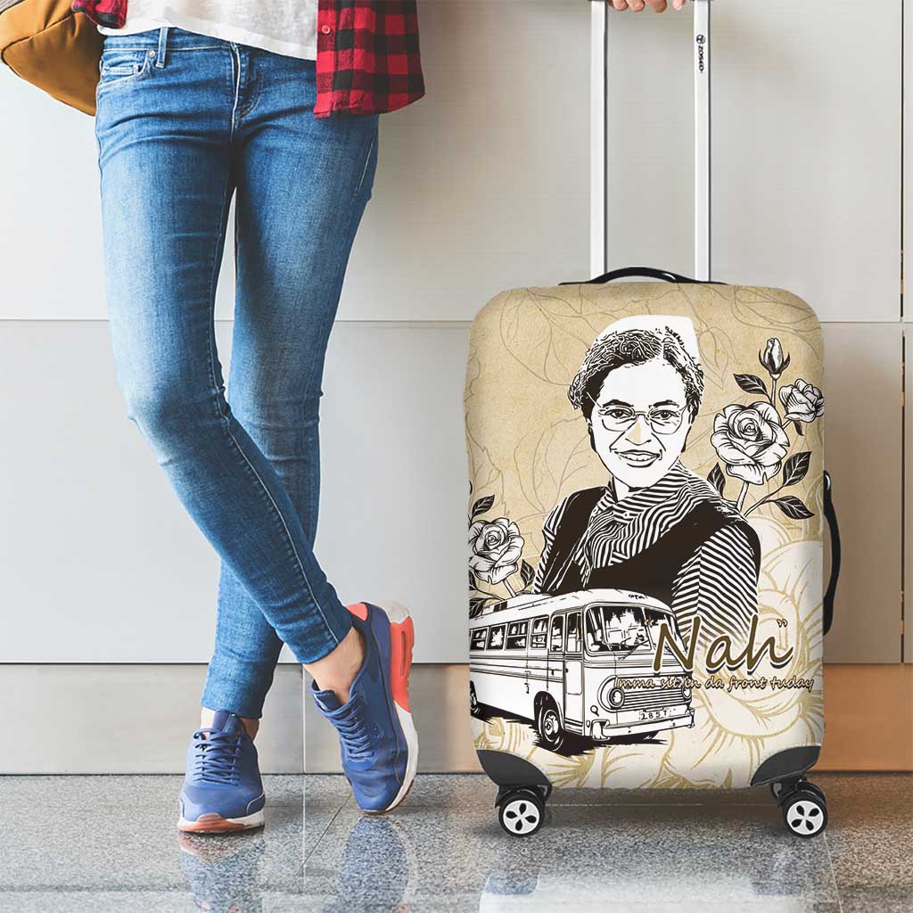 Nah Rosa Parks Luggage Cover Black Women History DT05