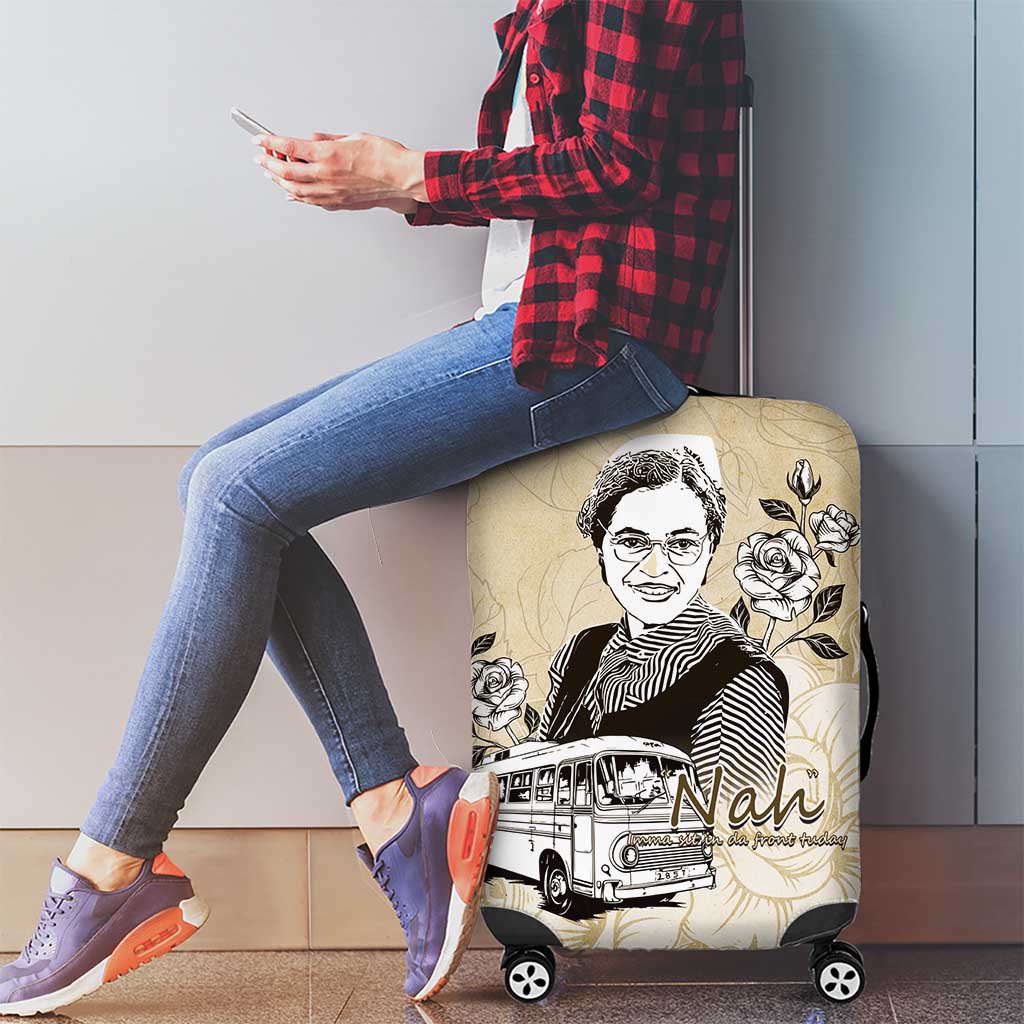 Nah Rosa Parks Luggage Cover Black Women History DT05