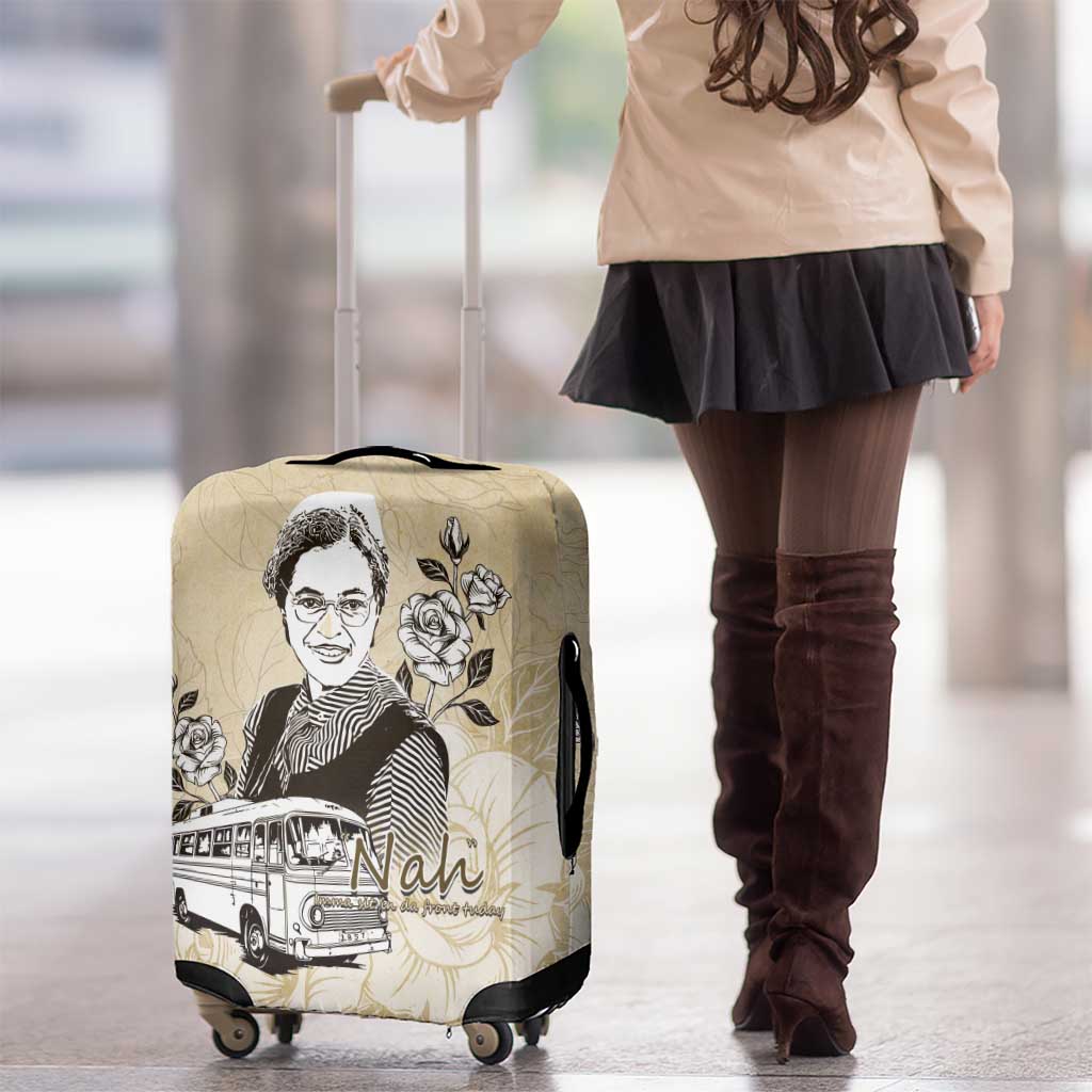 Nah Rosa Parks Luggage Cover Black Women History DT05