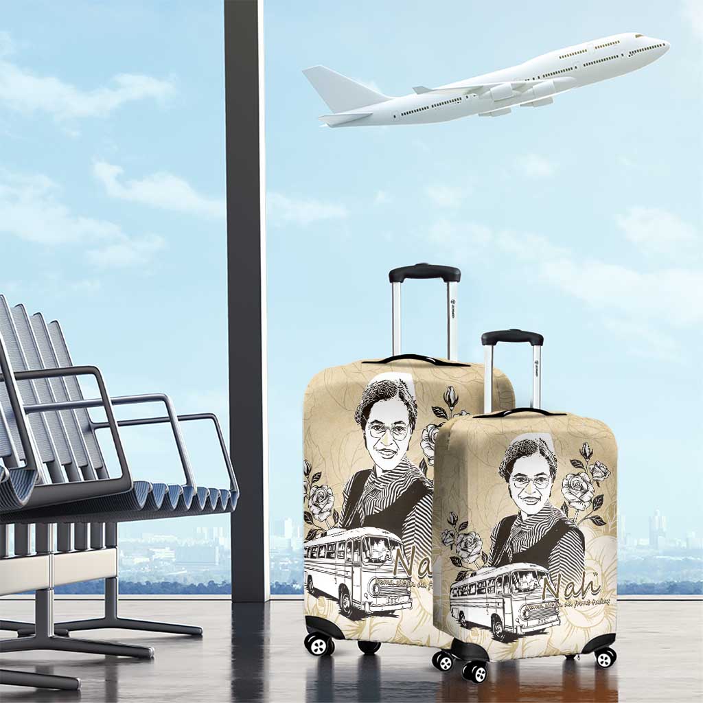 Nah Rosa Parks Luggage Cover Black Women History DT05
