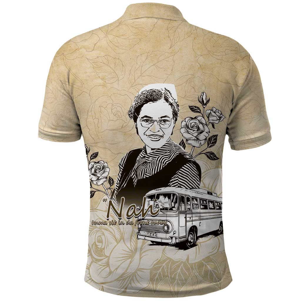Nah Rosa Parks Polo Shirt Black Women History DT05