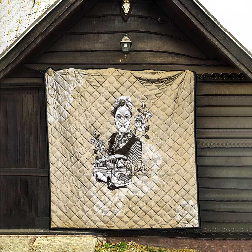 Nah Rosa Parks African Quilt Black Women History DT05