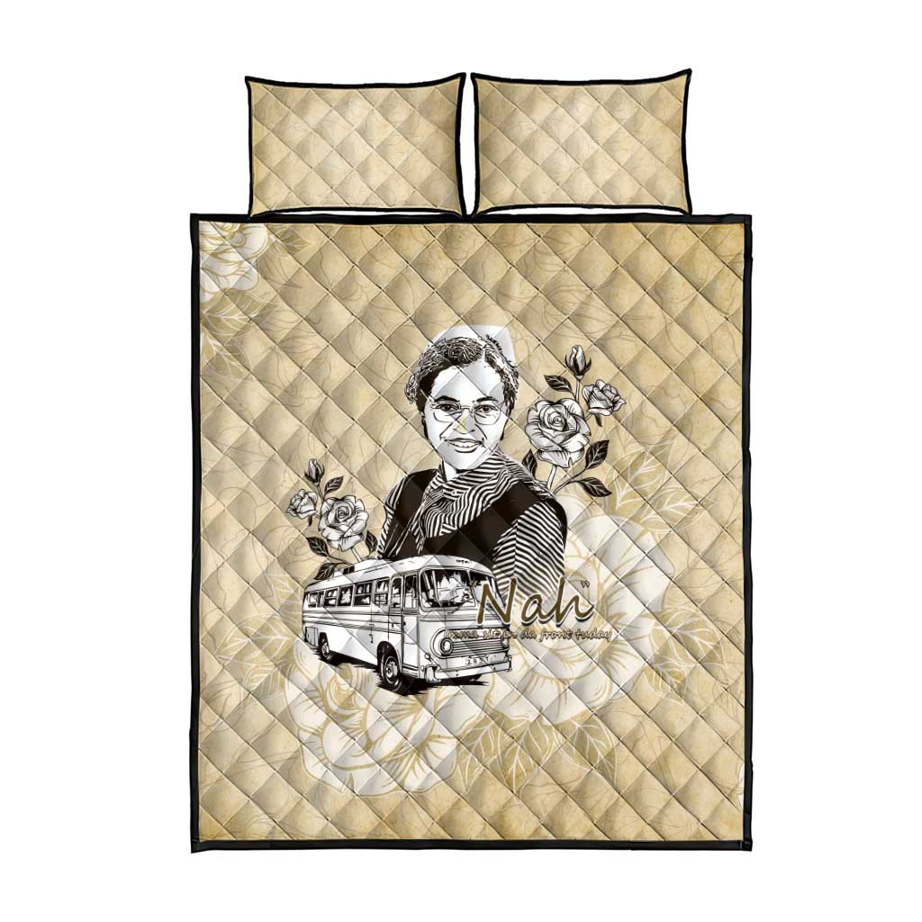 Nah Rosa Parks African Quilt Bed Set Black Women History DT05