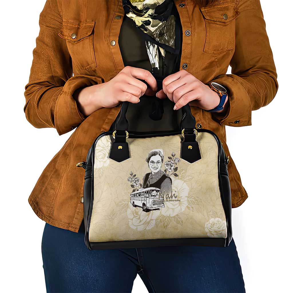 Nah Rosa Parks Shoulder Handbag Black Women History DT05
