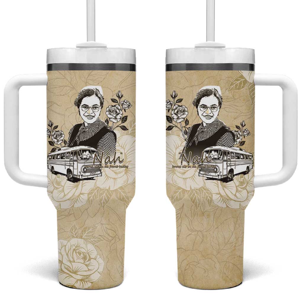 Nah Rosa Parks African Tumbler With Handle Black Women History DT05