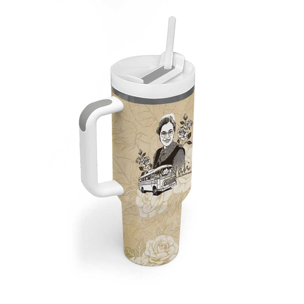Nah Rosa Parks African Tumbler With Handle Black Women History DT05