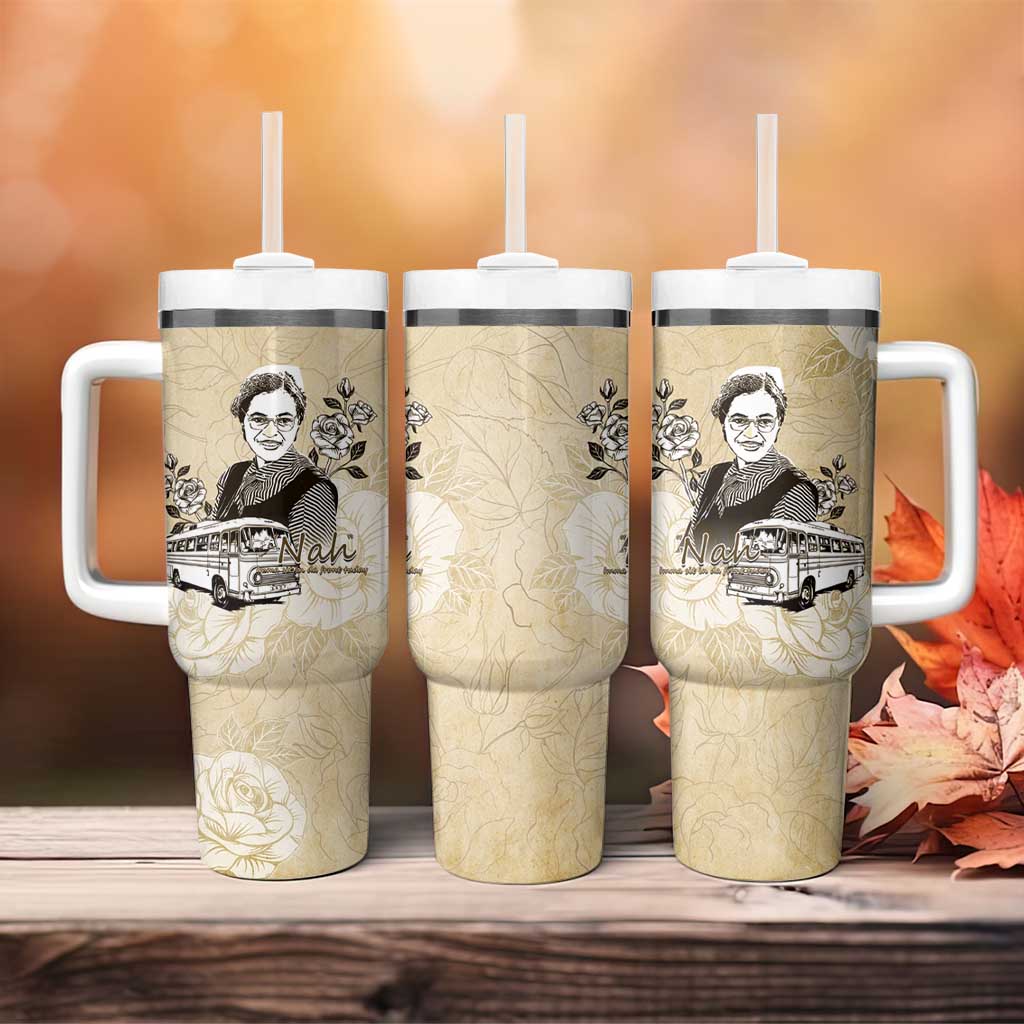 Nah Rosa Parks African Tumbler With Handle Black Women History DT05