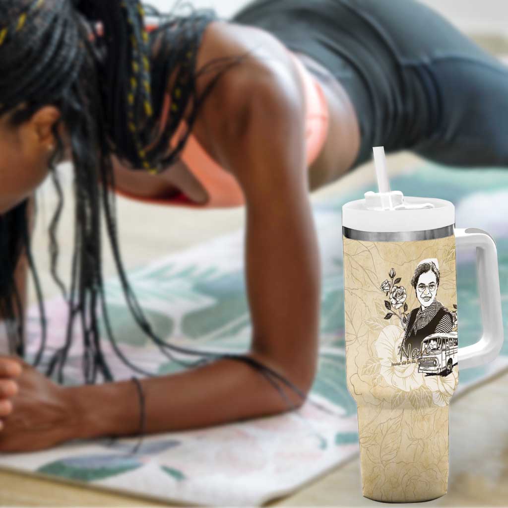 Nah Rosa Parks African Tumbler With Handle Black Women History DT05