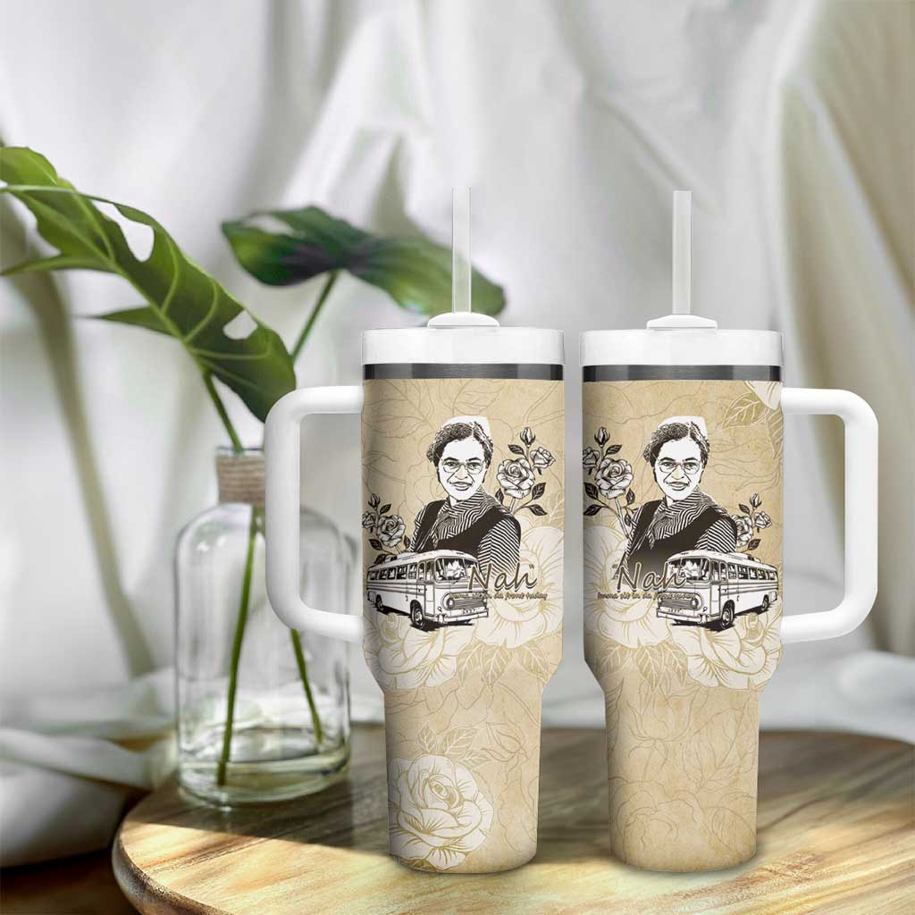 Nah Rosa Parks African Tumbler With Handle Black Women History DT05