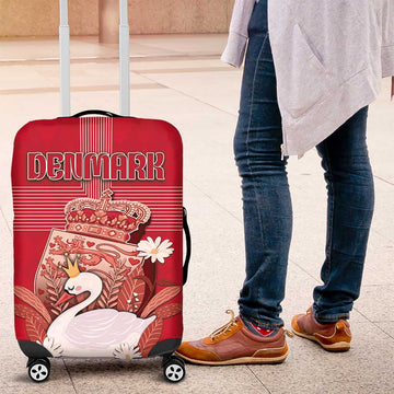 Denmark Luggage Cover Mute Swan With Symbol DT05