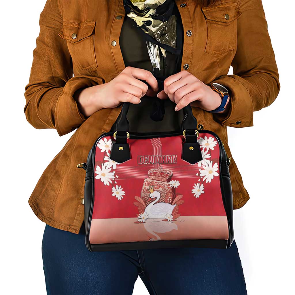 Denmark Shoulder Handbag Mute Swan With Symbol DT05