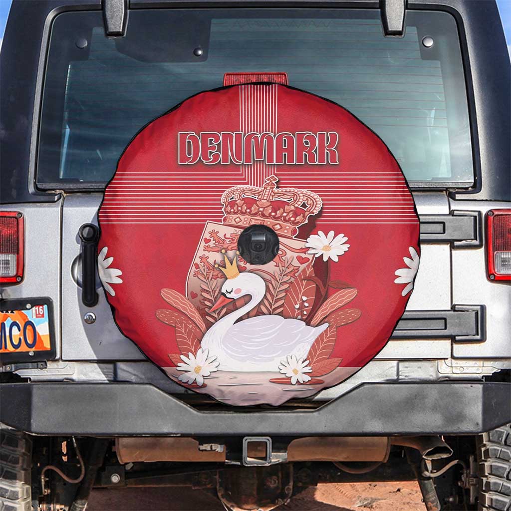 Denmark Spare Tire Cover Mute Swan With Symbol DT05
