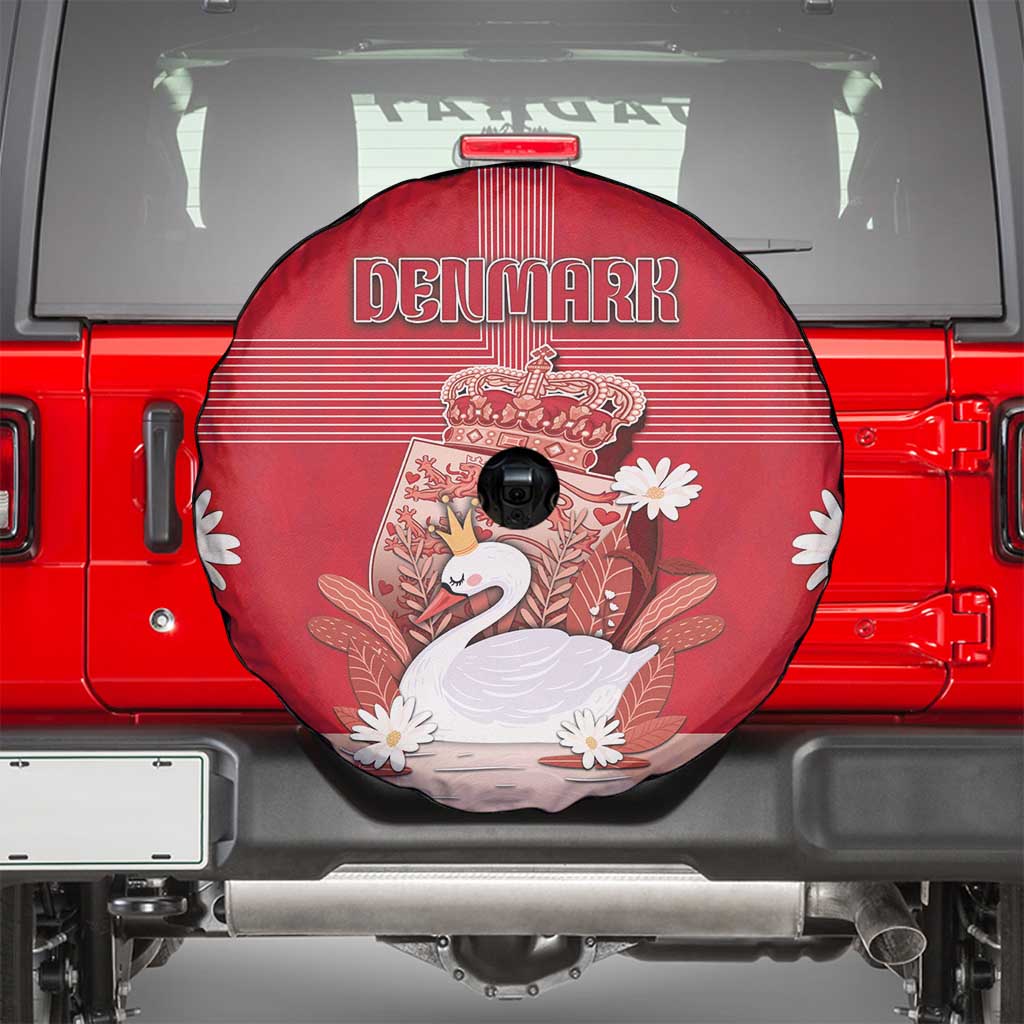 Denmark Spare Tire Cover Mute Swan With Symbol DT05