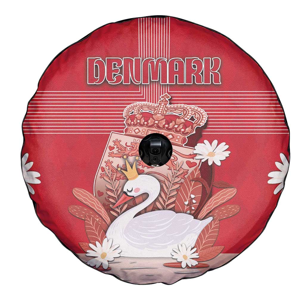 Denmark Spare Tire Cover Mute Swan With Symbol DT05