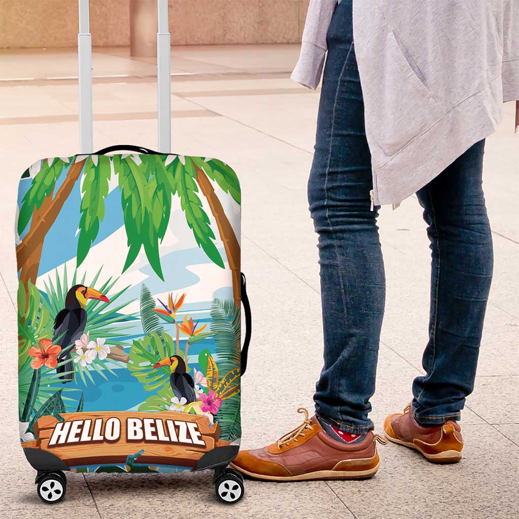 Toucan Belize Luggage Cover Tropical Vibes DT05