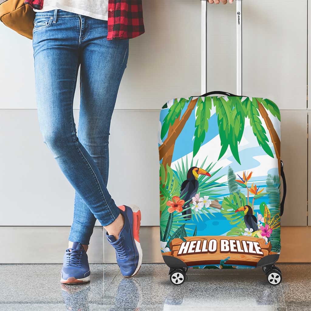 Toucan Belize Luggage Cover Tropical Vibes DT05