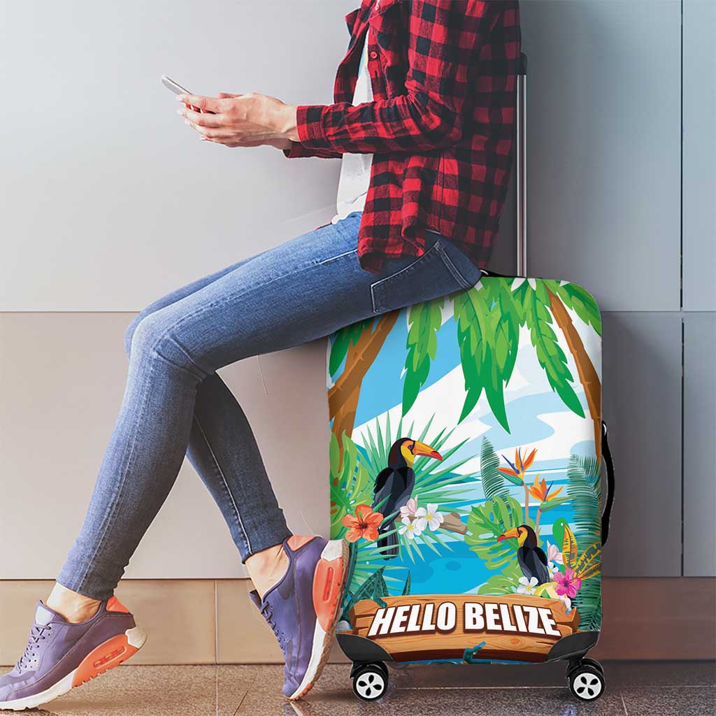 Toucan Belize Luggage Cover Tropical Vibes DT05