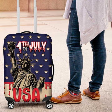 USA 4th Of July Luggage Cover We The People DT05