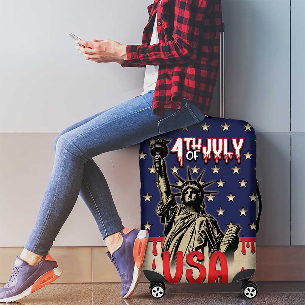 USA 4th Of July Luggage Cover We The People DT05
