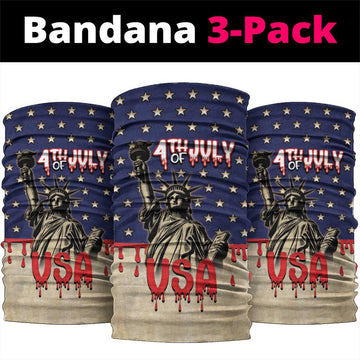 USA 4th Of July Neck Gaiter We The People DT05