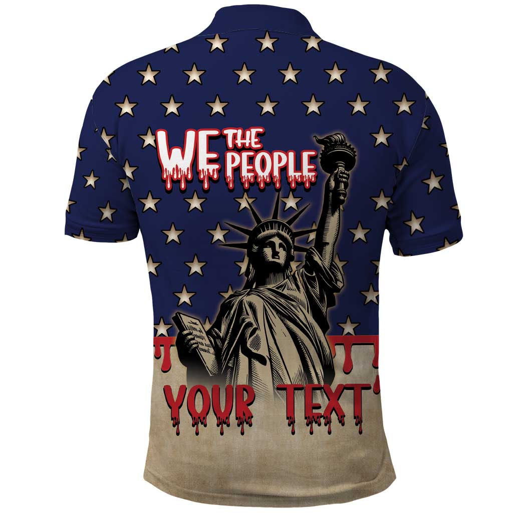 Personalized USA 4th Of July Polo Shirt We The People DT05