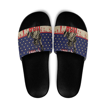 USA 4th Of July Slide Sandals We The People DT05