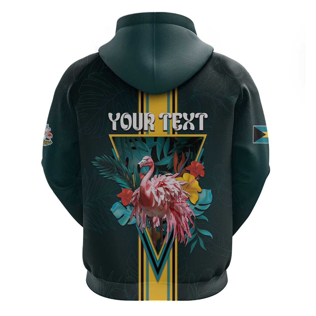 Personalized The Bahamas Hoodie The Flamingo Tropical Flowers DT05
