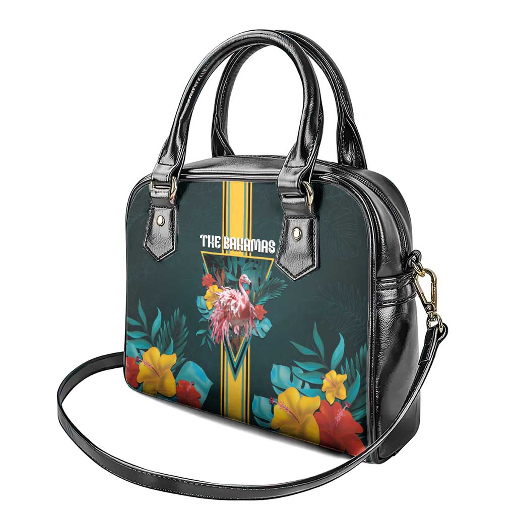 The Bahamas Shoulder Handbag The Flamingo Tropical Flowers DT05