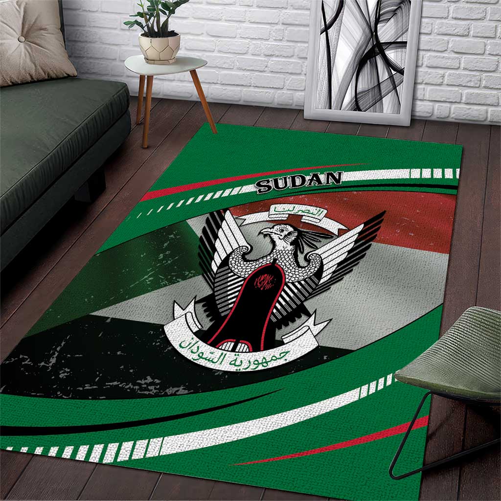 African Sudan Area Rug Victory Is Ours DT05