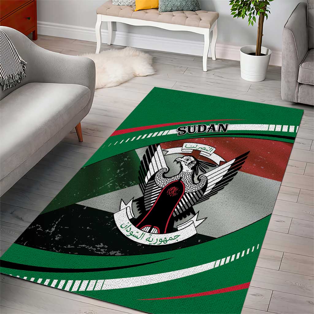 African Sudan Area Rug Victory Is Ours DT05