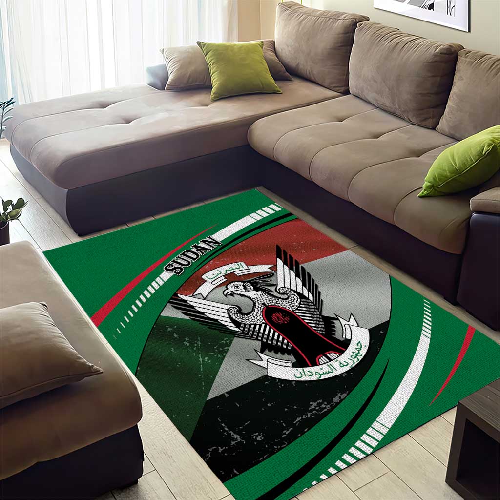 African Sudan Area Rug Victory Is Ours DT05