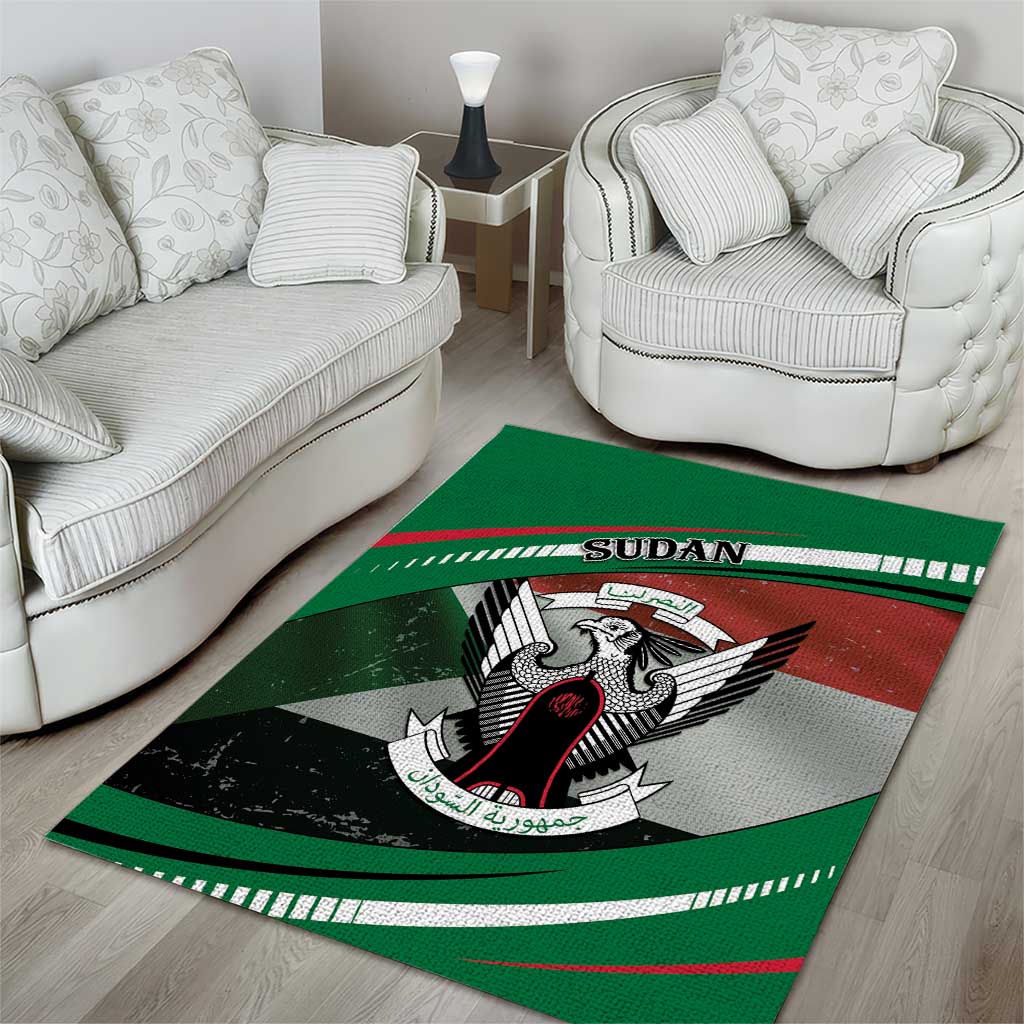 African Sudan Area Rug Victory Is Ours DT05