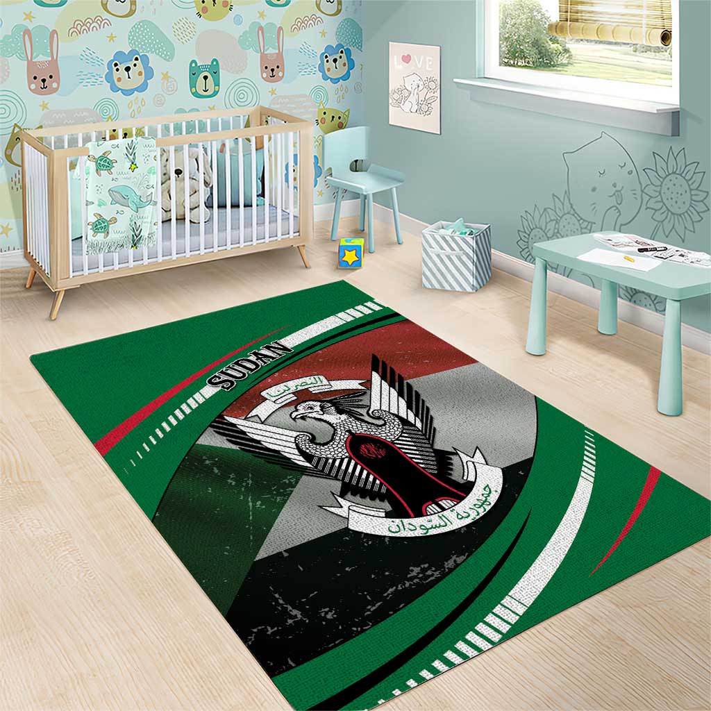 African Sudan Area Rug Victory Is Ours DT05
