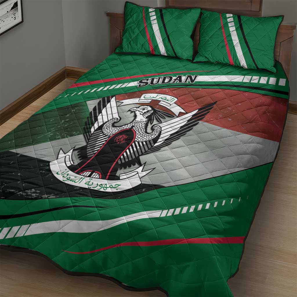African Sudan Quilt Bed Set Victory Is Ours DT05