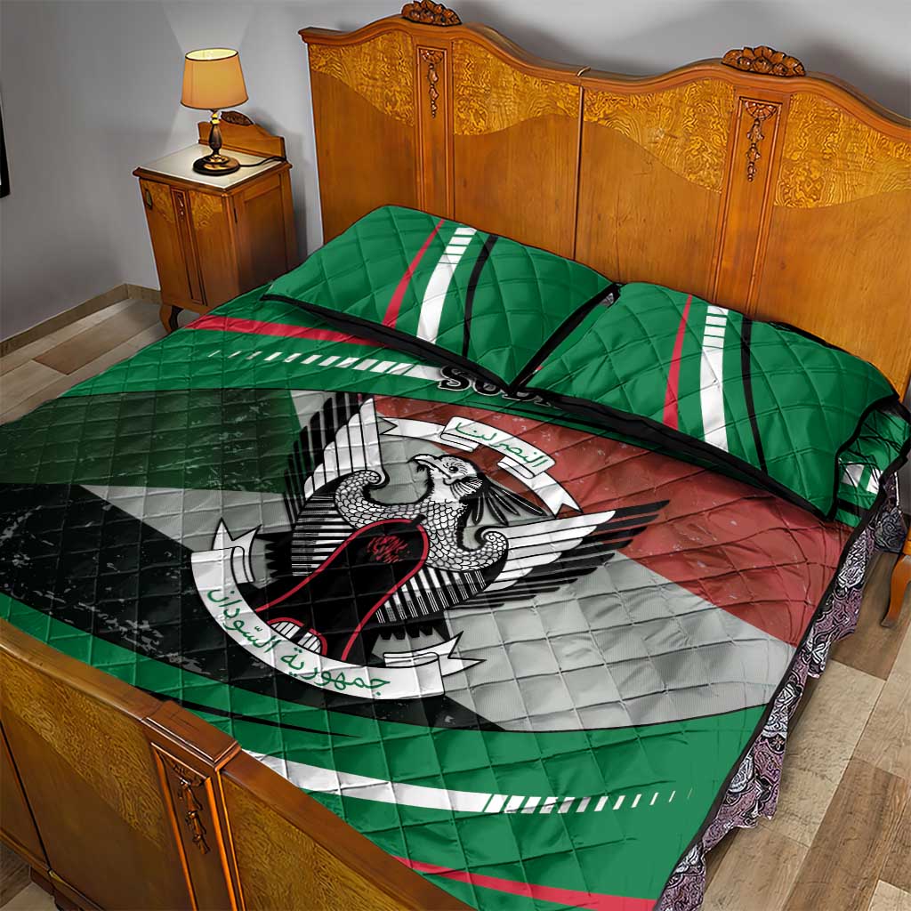 African Sudan Quilt Bed Set Victory Is Ours DT05