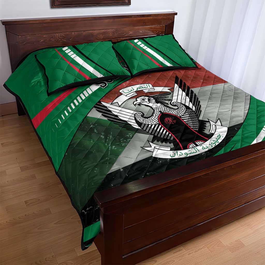 African Sudan Quilt Bed Set Victory Is Ours DT05