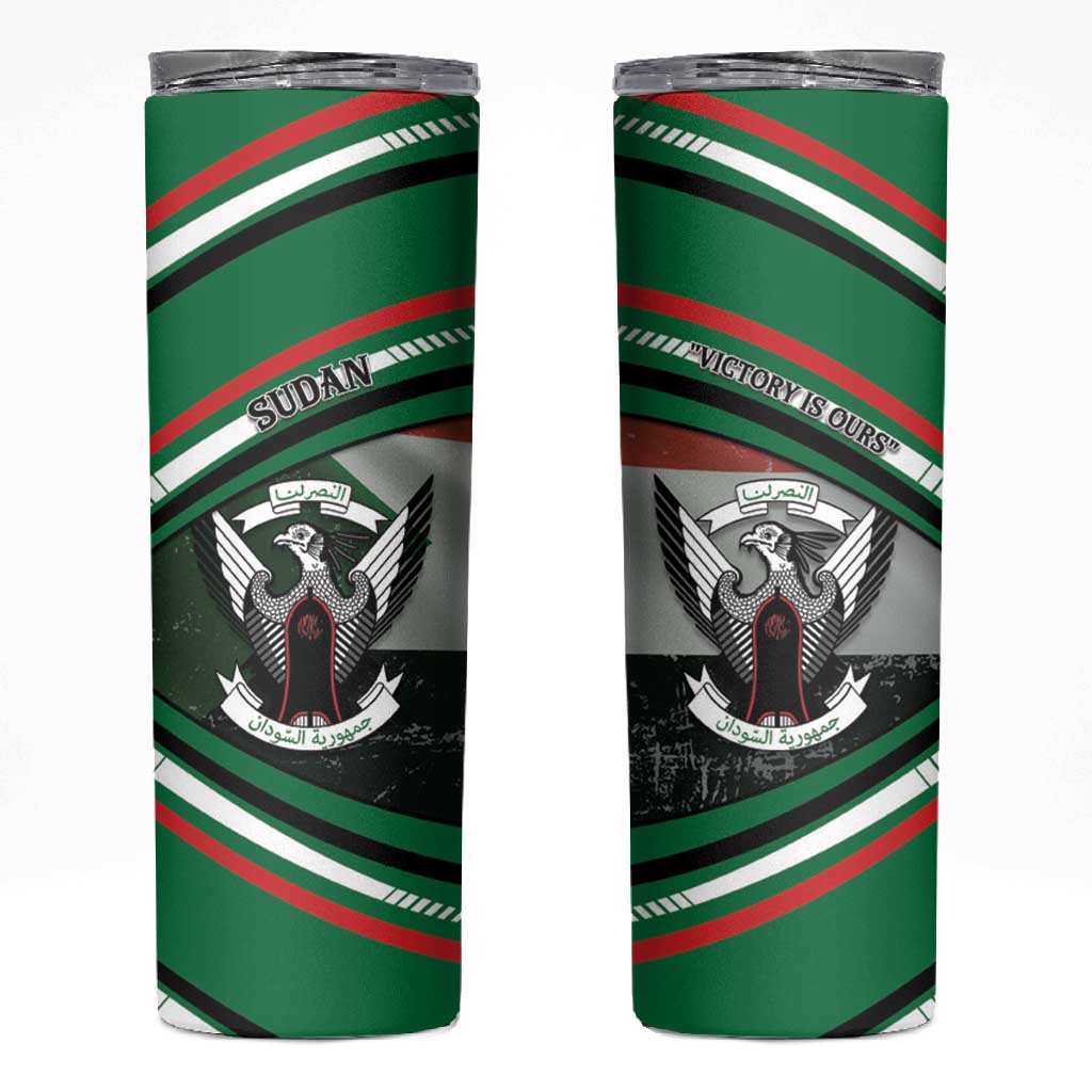 African Sudan Skinny Tumbler Victory Is Ours DT05