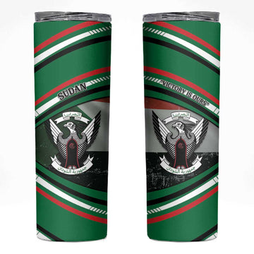 African Sudan Skinny Tumbler Victory Is Ours DT05