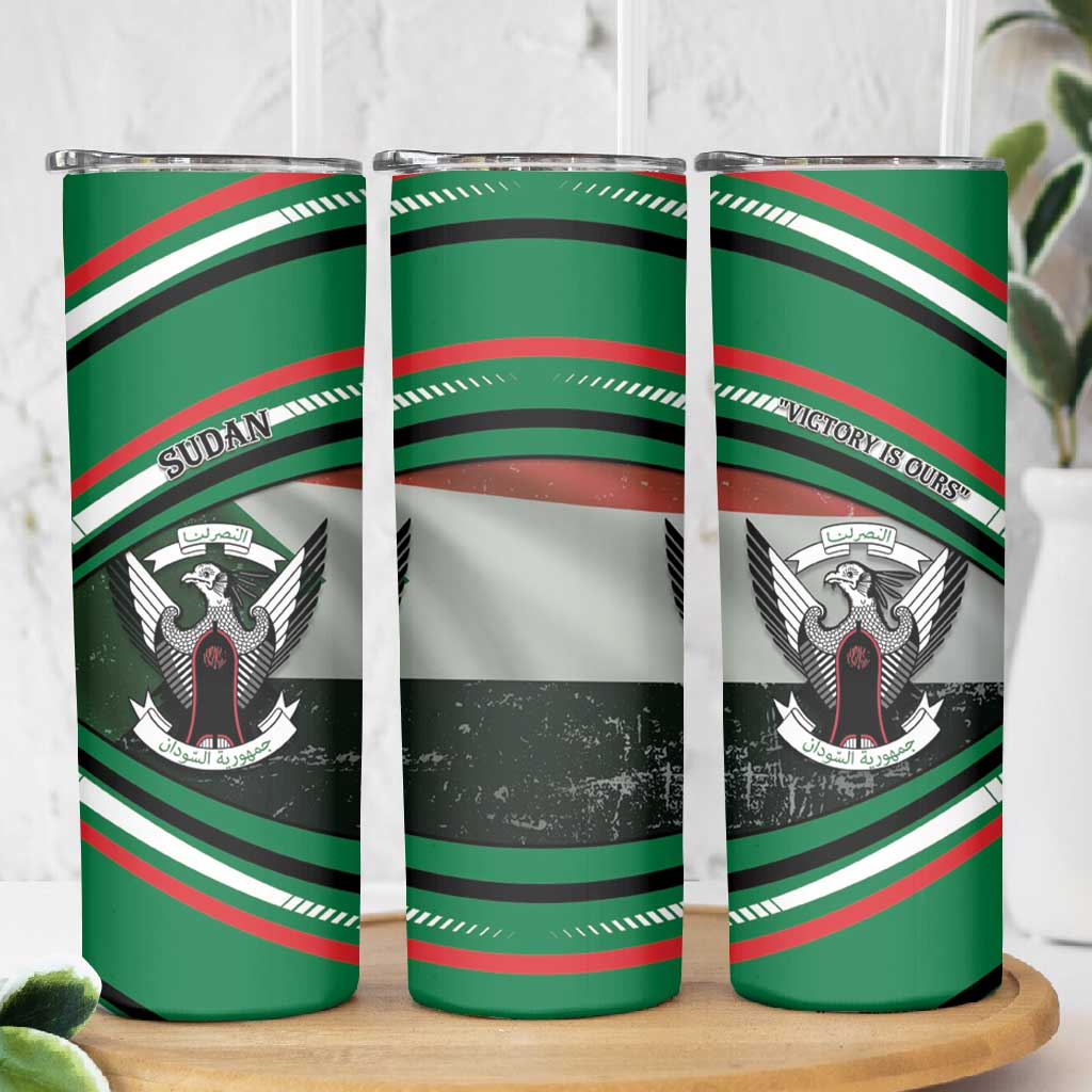 African Sudan Skinny Tumbler Victory Is Ours DT05
