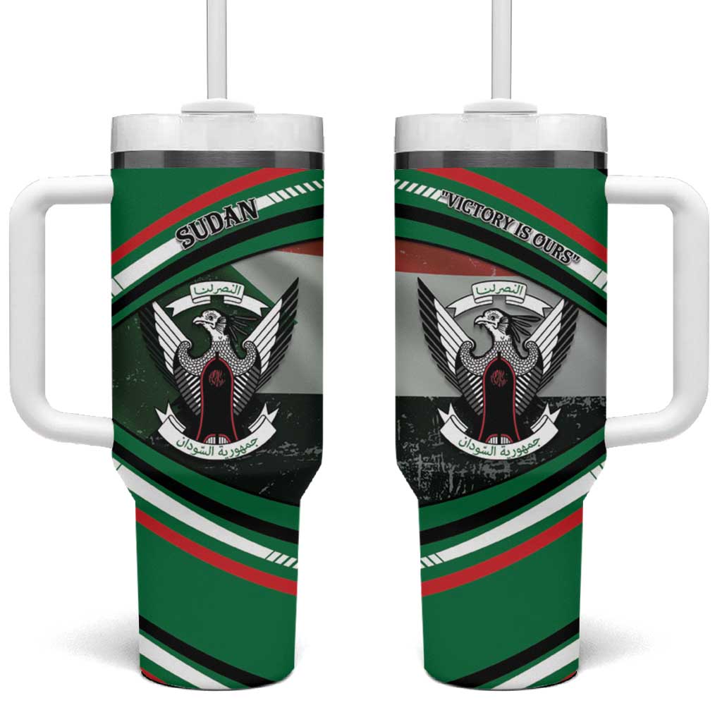 African Sudan Tumbler With Handle Victory Is Ours DT05
