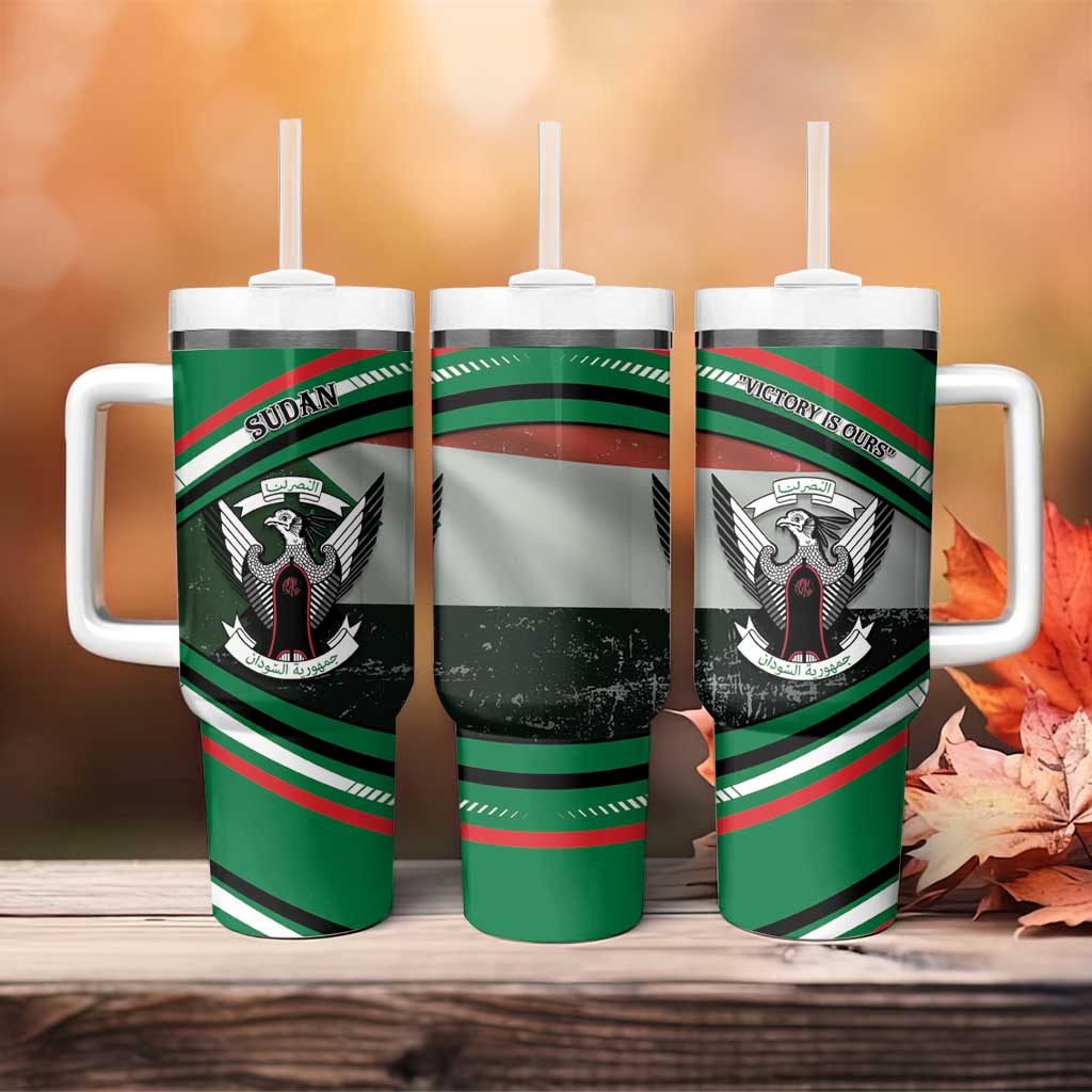 African Sudan Tumbler With Handle Victory Is Ours DT05