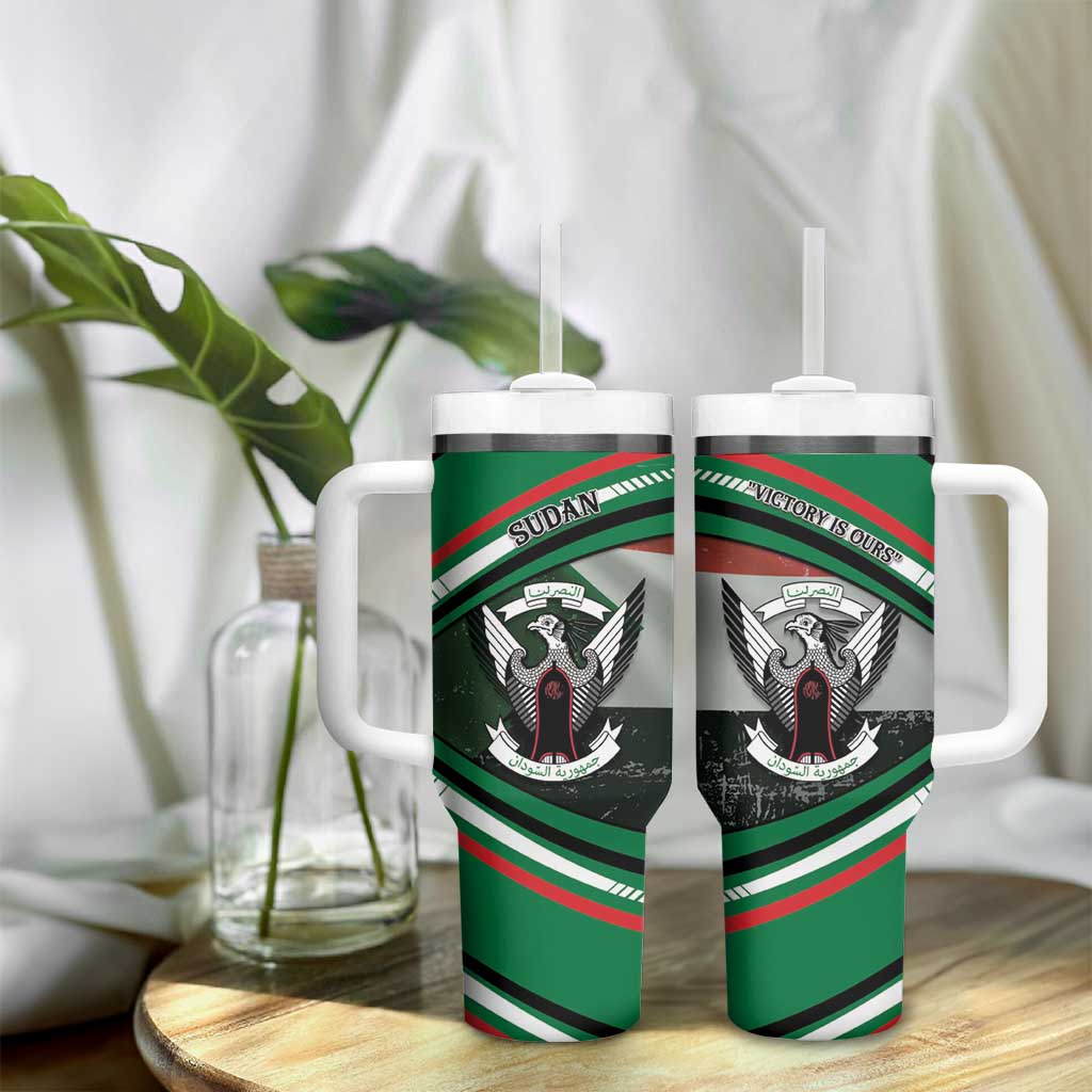 African Sudan Tumbler With Handle Victory Is Ours DT05