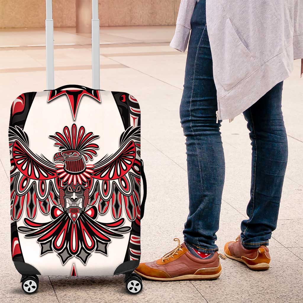 Canada Haida Luggage Cover Thunderbird Northwest Coast Indigenous DT05