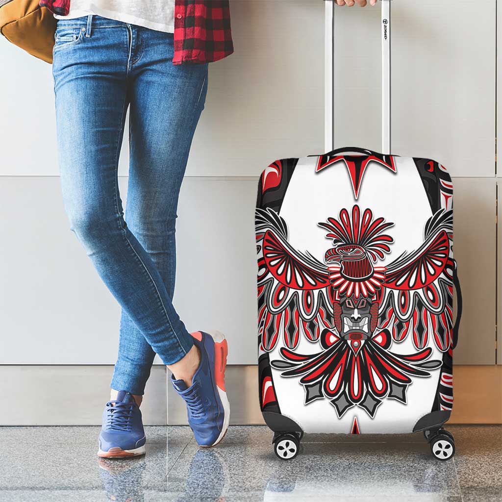 Canada Haida Luggage Cover Thunderbird Northwest Coast Indigenous DT05